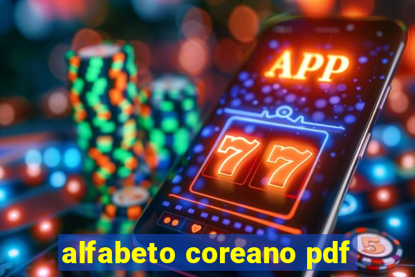 alfabeto coreano pdf